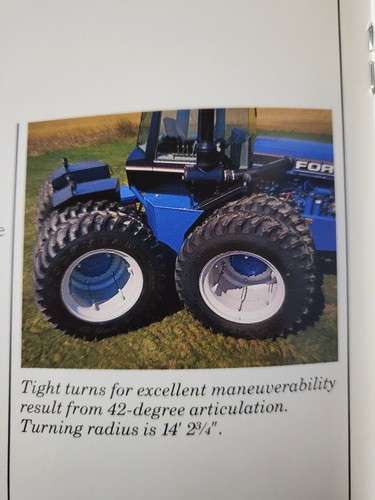 Brochure trattore ford vintage - brochure,