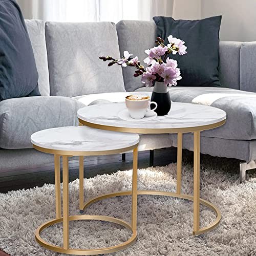 Heyzoey round coffee tables - round,