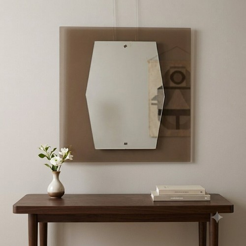 Specchio vintage esagonale - vintage,