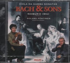 Bach & sons: Viola da Gamba Sonatas - Imai, Pöntinen - Phillips - neu/OVP