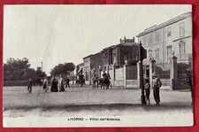 ????Rara Ardenza Borgo di Livorno Viaggiata x Rho nel 1909 Annullo di Diga