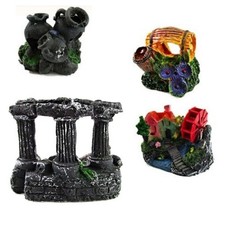 FIGURA DECORATIVA ACQUARIO COLONNE ANFORE DECORAZIONE ACQUARI MODELLI ASSORTITI