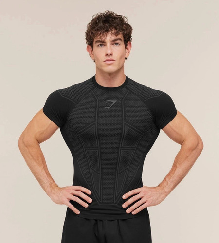 Gymshark onyx shirt - onyx,