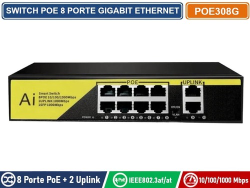 Switch poe gigabit ethernet - poe,