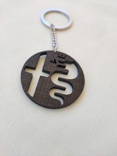 Portachiavi Alfa Romeo Fibra Di Carbonio Keychain Carbon Fiber