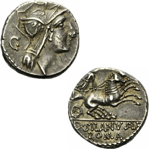 Iunius silanus denaro - silanus, roma
