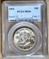 1964 KENNEDY HALF DOLLAR PCGS