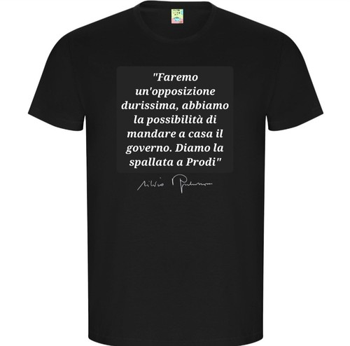 Shirt berlusconi spallata a - t-shirt,
