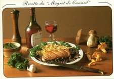 RICETTA FUNGHI BOLETI CANTARELLI ANATRA MAGRET DE CANARD  DUCK  PILZ MUSHROOM