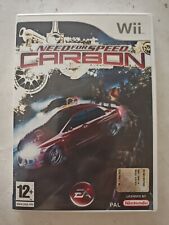 NEED FOR SPEED CARBON WII, Vers. ITALIANA, CON MANUALE, DISCO PARI AL NUOVO 