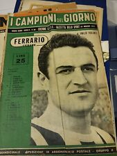 CESARE RINO FERRARIO CALCIO 1954 MONOGRAFIA I CAMPIONI DEL GIORNO JUVENTUS INTER