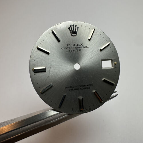 Rolex date 34mm grey dial - rolex,