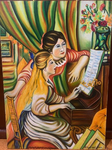 Quadro olio tela - quadro, su