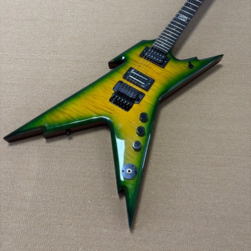 Green dean razorback chitarra - dean,