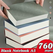 Quaderno Diario Per Disegno Scrittura, Giornalismo A5. 760 Pagine Diversi Colori