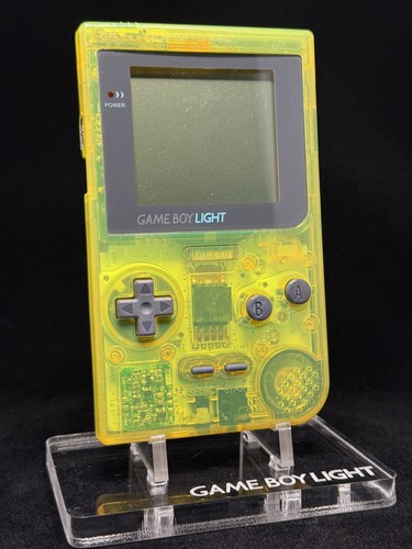 Nintendo gameboy light clear - gameboy,