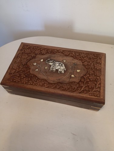 Handmade indian trinket box - indian,