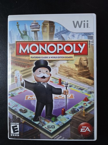 Wii monopoly game manual - wii,