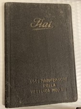 LIBRETTO USO E MANUTENZIONE