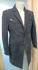MONTECORE JACKET TG. 48 - GIACCONE UOMO BLU TRENCH GIUBBOTTO LUNGO GIACCA