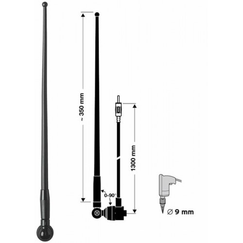 Antenna radio flessibile land - flessibile,