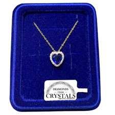 Collana Cuore Blu Catenina pl
