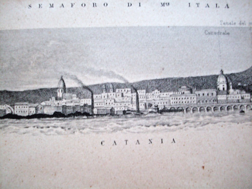 Antiche stampe due vedute - stampe,