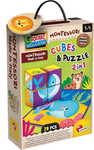 Montessori cubi puzzle in - montessori, e
