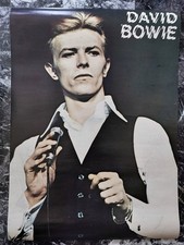 DAVID BOWIE Vintage Poster 1977. cm 48,5 x 67,5. RARE! Collector's Item!