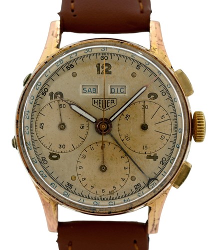 Heuer 34mm men vintage - heuer,