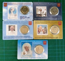 50 Cent. Stamp & Coin Vaticano