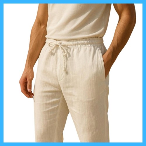 Pantaloni lino uomo - pantaloni,
