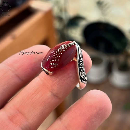 Anello donna agata - , rossa
