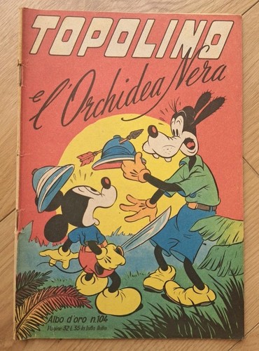 Topolino orchidea nera - topolino, l'orchidea