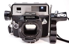 Macchina fotografica Konica Press 2, senza obiettivo, funzionante e molto bella Koni Omega Rapid