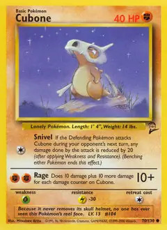 Cubone 130 pokemon - 70/130,