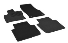 Tappetini in tessuto nero su misura adatti per Skoda Kodiaq dal 2017