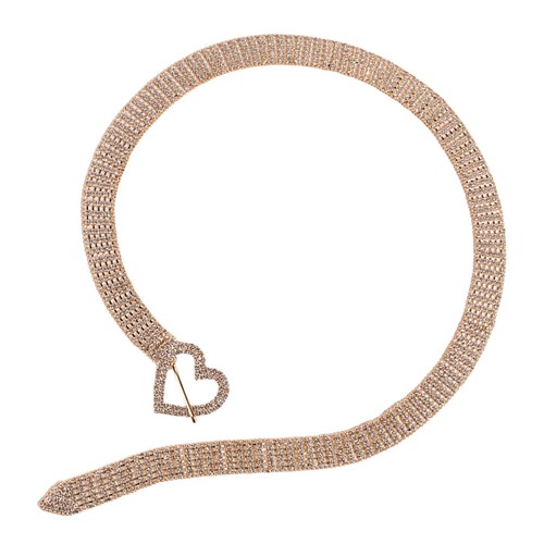 Cintura con strass vita - con,