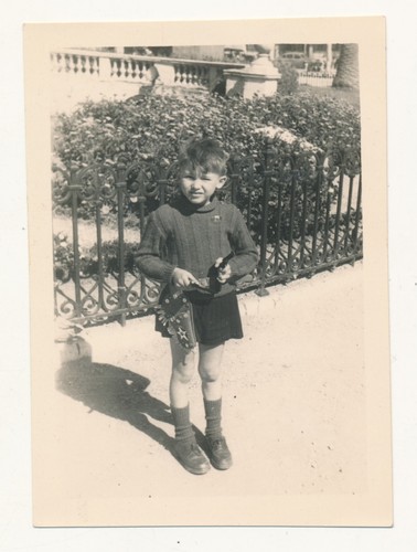 Foto epoca ragazzo con - -,