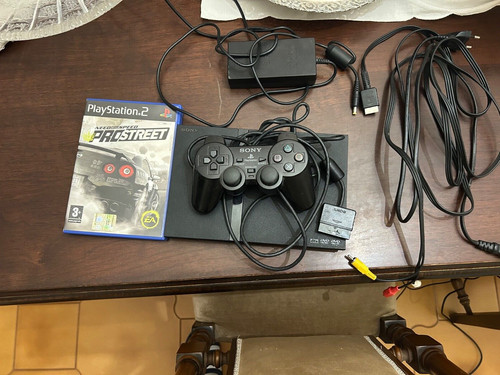 Ps2 slim con gioco volante - e,