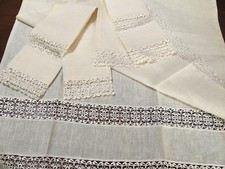 vintage set 3 asciugamani