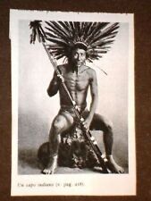 Un Capo Indiano Indiani