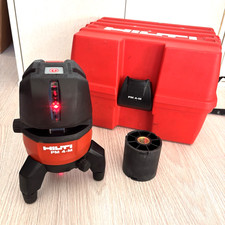 Livella laser multilinea usata HIlti PM 4-M 01 strumento di misura con custodia