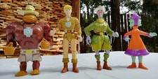Filmation's Ghostbusters Lotto personaggi: Jack/Grunt/Fandonia/Viscid