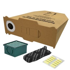 10 Staubbeutel + Filter Set + Duft geeignet für Vorwerk Kobold VK 130 / 131