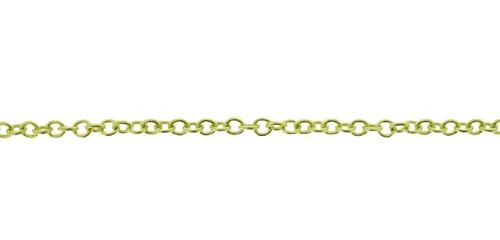 Catena traccia oro giallo - in,