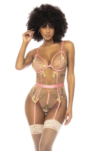 Body guépière dentelle - , porte