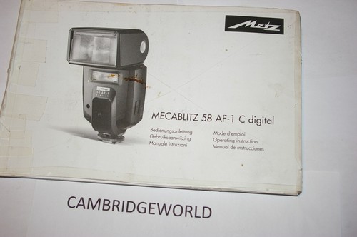 Metz mecablitz c flash - mecablitz, 58