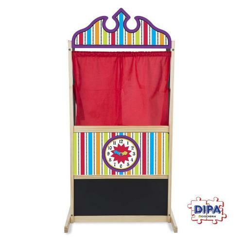 Teatrino legno 66x49x h132 - legno,