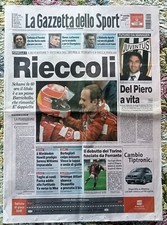 Gazzetta dello Sport 8 7 luglio 07 2002 DOPPIETTA FERRARI SCHUMACHER HEWITT TOUR